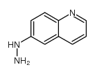 6-肼基喹啉结构式