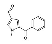 5-benzoyl-1-methylpyrrole-3-carbaldehyde结构式