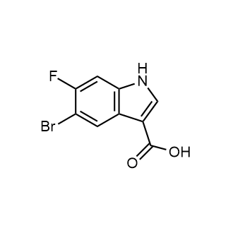 5-Bromo-6-fluoro-1H-indole-3-carboxylic acid picture