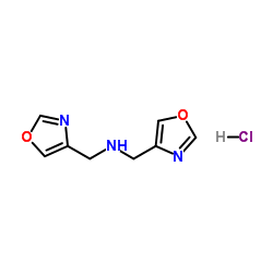Bis(oxazol-4-ylmethyl)amine hydrochloride structure