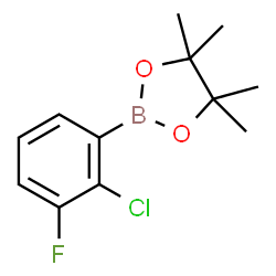 2-Chloro-3-fluorophenylboronic acid pinacol ester Structure