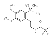 ACETAMIDE, N-[2-[4,5-DIMETHOXY-2-(TRIMETHYLSTANNYL)PHENYL]ETHYL]-2,2,2-TRIFLUORO- picture
