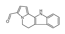 6,11-dihydro-5H-indolizino[8,7-b]indole-3-carbaldehyde Structure