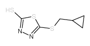 5-(cyclopropylmethylsulfanyl)-3H-1,3,4-thiadiazole-2-thione Structure