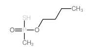 Phosphonothioic acid, methyl-, O-butyl ester(6CI,7CI,8CI,9CI) structure
