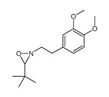 3-tert-butyl-2-[2-(3,4-dimethoxyphenyl)ethyl]oxaziridine Structure