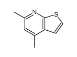 4,6-dimethylthieno(2,3-b)pyridine Structure
