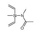 N-[bis(ethenyl)-methylsilyl]-N-methylacetamide Structure