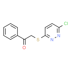 α-[(6-Chloropyridazin-3-yl)thio]acetophenone picture