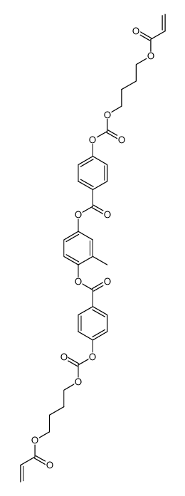 2-Methyl-1,4-phenylene bis(4-(((4-(acryloyloxy)butoxy)carbonyl)oxy)benzoate) picture
