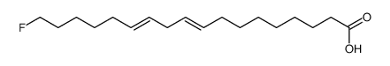 18-fluorooctadeca-9,12-dienoic acid Structure