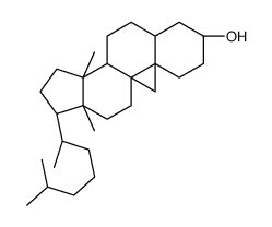 14-Methyl-9β,19-cyclo-5α-cholestan-3β-ol Structure