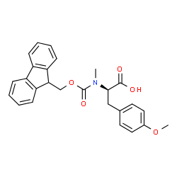 Fmoc-D-MePhe(4-OMe)-OH结构式