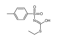 S-ethyl N-(4-methylphenyl)sulfonylcarbamothioate Structure