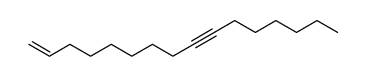 hexadec-1-en-9-yne Structure