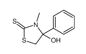 4-hydroxy-3-methyl-4-phenyl-1,3-thiazolidine-2-thione Structure