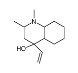 1,2-Dimethyl-4-vinyldecahydro-4-quinolinol Structure