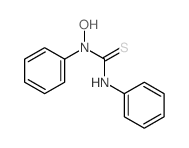 1-hydroxy-1,3-diphenyl-thiourea Structure