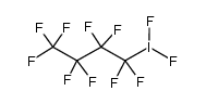 nonafluorobutyliodine(III) difluoride结构式