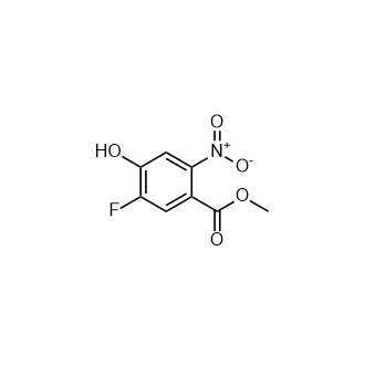 Methyl5-fluoro-4-hydroxy-2-nitrobenzoate structure