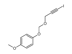 1-(3-iodoprop-2-ynoxymethoxy)-4-methoxybenzene Structure