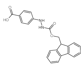 4-(fmoc-hydrazino)-benzoic acid Structure