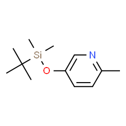 Pyridine, 5-[[(1,1-dimethylethyl)dimethylsilyl]oxy]-2-methyl- (9CI)结构式