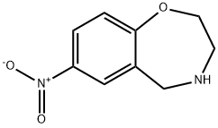 2,3,4,5-Tetrahydro-7-nitro-1,4-benzoxapine结构式