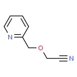 Acetonitrile, (2-pyridinylmethoxy)- (9CI)结构式