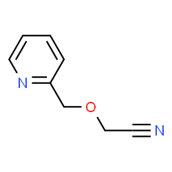 Acetonitrile, (2-pyridinylmethoxy)- (9CI) structure