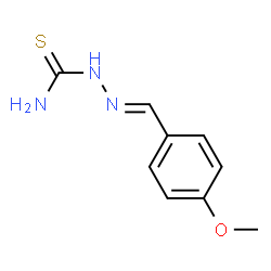 2-(4-METHOXYBENZYLIDENE)HYDRAZINE-1-CARBOTHIOAMIDE Structure