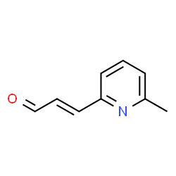 2-Propenal,3-(6-methyl-2-pyridinyl)-,(2E)-(9CI) structure
