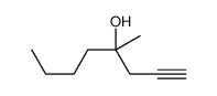 4-甲基-1-辛炔-4-醇结构式