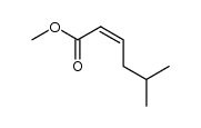 (Z)-methyl 5-methyl-2-hexenoate Structure