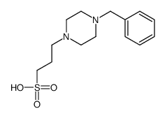 3-(4-benzylpiperazin-1-yl)propane-1-sulfonic acid结构式