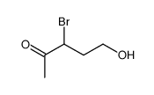 3-bromo-5-hydroxypentan-2-one Structure