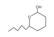 6-pentyl-tetrahydro-2H-pyran-2-ol Structure