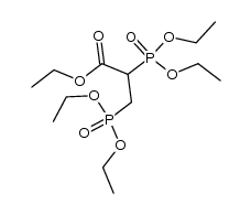 2,3-diphosphonopropionic acid pentaethyl ester Structure