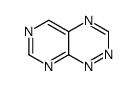 Pyrimido[5,4-e]-1,2,4-triazine (9CI) structure