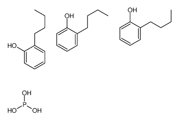 2-butylphenol,phosphorous acid Structure