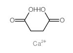 Butanedioic acid,calcium salt (2:1) structure