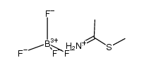 1-(methylthio)ethyleneiminium tetrafluoroborate结构式