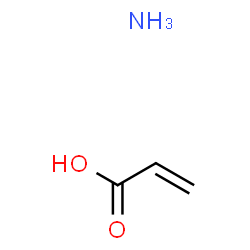 2-Propenoic acid, ammonium salt, homopolymer Structure