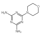 1,3,5-Triazine-2,4-diamine,6-(4-morpholinyl)-结构式