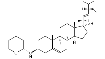 stigmast-4,22-dien-3β-(2-tetrahydropyranyl)ether Structure