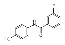 3-fluoro-N-(4-hydroxyphenyl)benzamide Structure