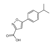 5-(4-异丙基苯基)异噁唑-3-甲酸图片