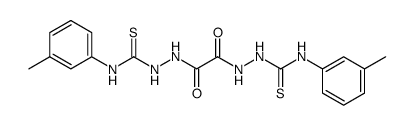 4,4'-Di-m-tolyl-oxalylthiosemicarbazid结构式