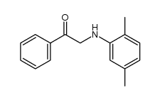 2-(2,5-dimethyl-anilino)-1-phenyl-ethanone Structure