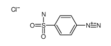 4-sulfamoylbenzenediazonium,chloride Structure